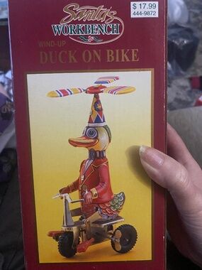 Wind up Duck on a Bike